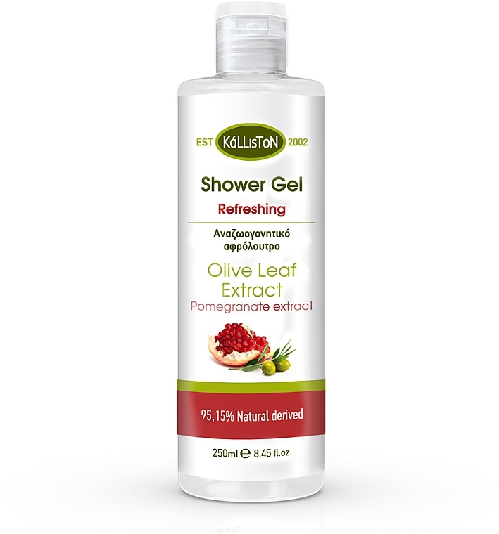 Refreshing Shower Gel - Kalliston Refreshing Shower Gel With Pomegranate Extract — photo N8