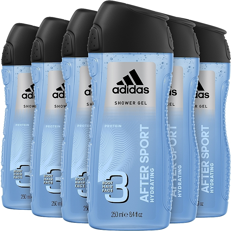 Shower Gel - Adidas 3in1 After Sport Hair & Body Shower — photo N37