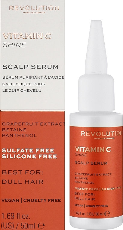 Vitamin C Scalp Serum - Makeup Revolution Vitamin C Shine Scalp Serum — photo N2