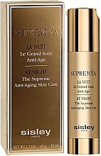 Fragrances, Perfumes, Cosmetics Complex Anti-Aging Night Cream-Serum - Sisley Supremya At Night The Supreme Anti-Aging Skin Care