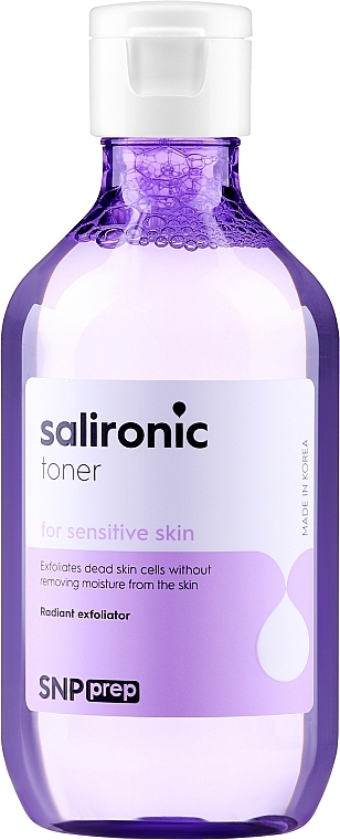 Soothing & Moisturizing Facial Toner - SNP Prep Salironic Toner — photo N1