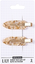 Fragrances, Perfumes, Cosmetics Hair Clip Set, 2 pcs. - Sister Young Lily Milk Apricot