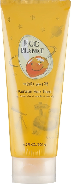 Keratin Mask for Damagef Hair - Daeng Gi Meo Ri Egg Planet Keratin Hair Pack — photo N3