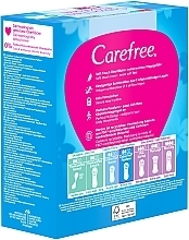 Flexible Daily Liners, scent-free, 56 pcs - Carefree Cotton FlexiForm Unscented — photo N11