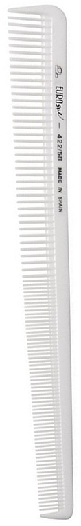 Men Plastic Comb, 00422/58, white - Eurostil Special Barber Comb — photo N2