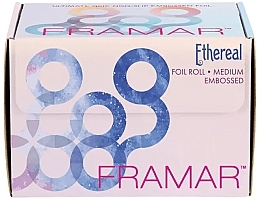 Fragrances, Perfumes, Cosmetics Foil Roll, 12.7 cm x 97.5 m - Framar Ethereal Foil Roll Medium Embossed