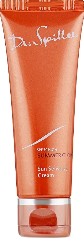 Facial Sun Cream - Dr. Spiller Summer Glow Sun Sensitive Cream SPF50 — photo N1