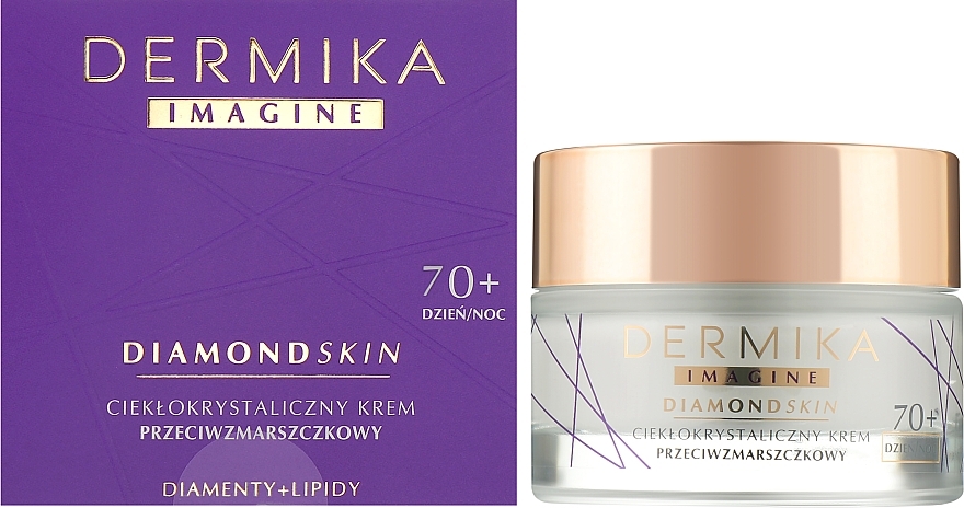 Liquid Crystal Anti-Wrinkle Cream - Dermika Imagine Diamond Skin 70+ — photo N3