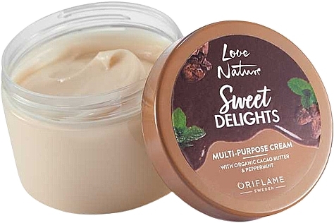 Multifunctional Cream with Organic Cocoa Butter and Mint - Oriflame Love Nature Multi-Purpose Cream — photo N1