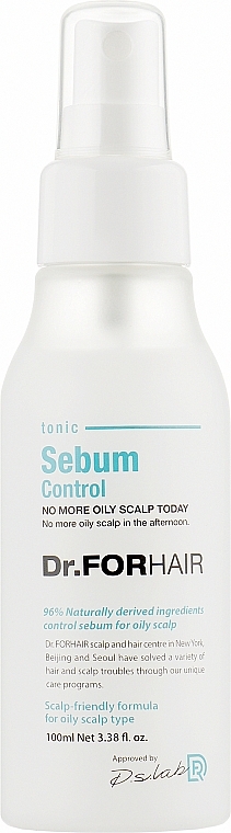 Sebum-Regulating Tonic for Oily Scalp - Dr.FORHAIR Sebum Control Tonic — photo N1