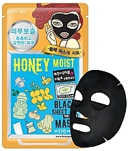 Fragrances, Perfumes, Cosmetics Moisturizing Honey Face Mask - Dewytree Honey Moist Black Sheet Mask