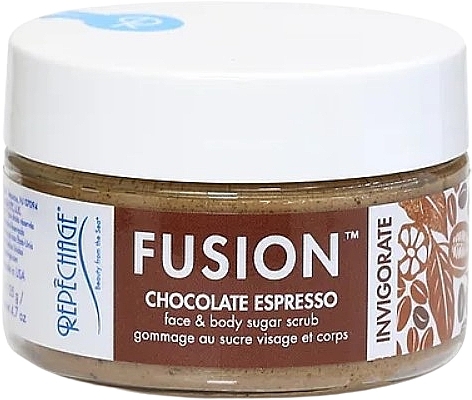 Face & Body Sugar Scrub 'Chocolate Espresso' - Repechage Fusion Chocolate Espresso Face & Body Sugar Scrub — photo N1