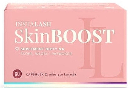 Skin, Hair & Nails Dietary Supplement, capsules - Instalash Skinboost Supplement — photo N2