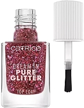 Glitter Top Coat - Catrice Dream In Pure Glitter Top Coat — photo N2