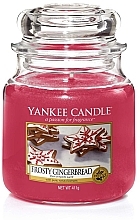 Fragrances, Perfumes, Cosmetics Scented Candle in Jar - Yankee Candle Frosty Gingerbread