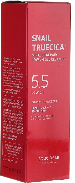 Low pH Cleansing Gel - Some By Mi Truecica Miracle Repair Low pH Gel Cleanser — photo N1