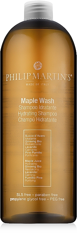 Moisturizing Dry Hair Shampoo - Philip Martin's Maple Wash Hydrating Shampoo — photo N4