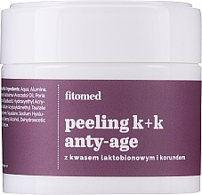 Fragrances, Perfumes, Cosmetics Face Peeling Mask "Lactobionic Acid + Corundum" - Fitomed Peeling K + K Anty-age