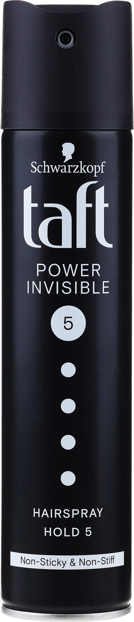 Invisible Hold Hair Spray "Power" - Schwarzkopf Taft Invisible Power Mega Strong Hairspray — photo 250 ml