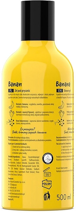 Banana Shower Gel - APIS Professional Fruit Shot Banana Shower Gel — photo N16
