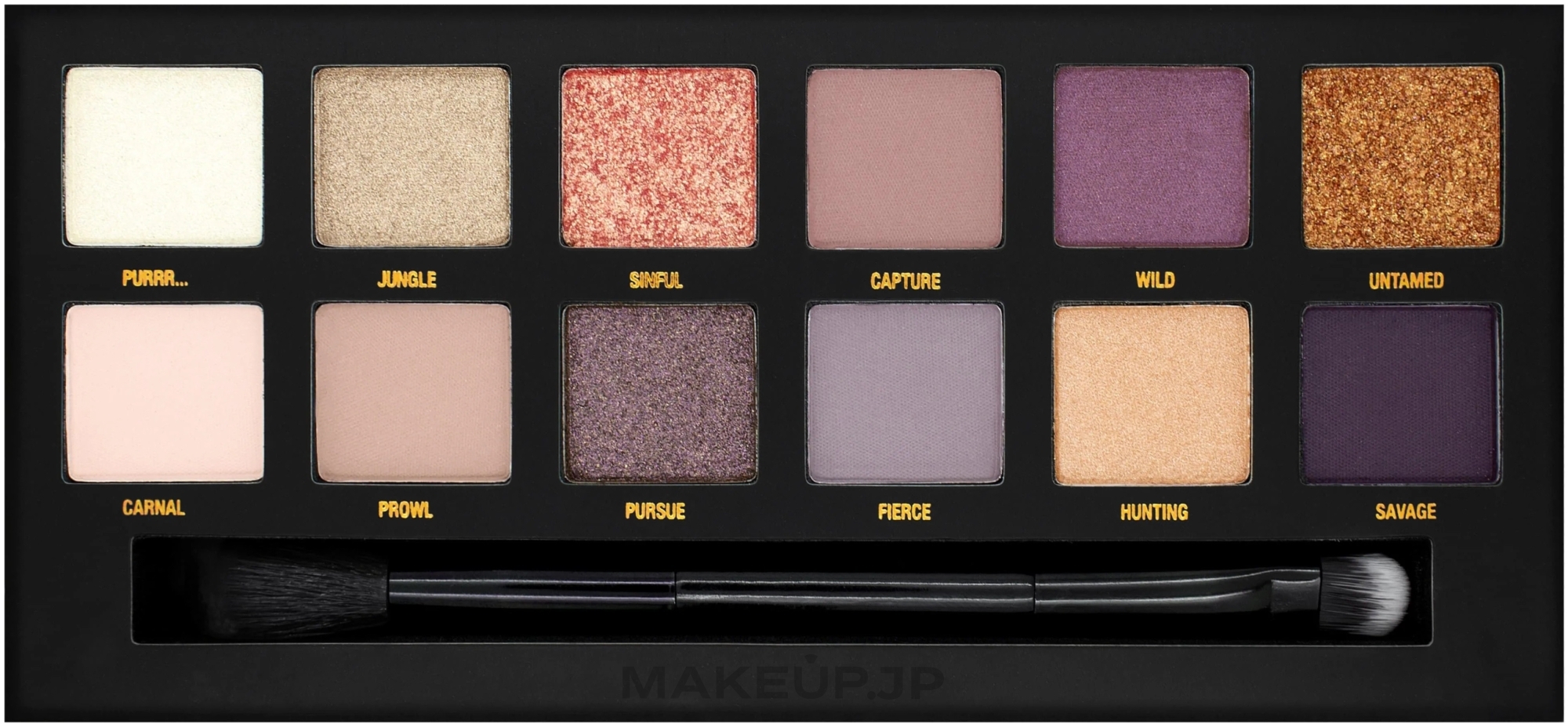 Eyeshadow Palette - W7 Wild Eyes Pressed Pigment Palette — photo 12 g