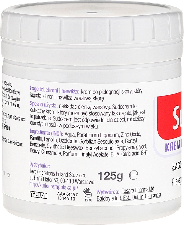 Anti-Irritation Protective Cream - Sudocrem — photo N2