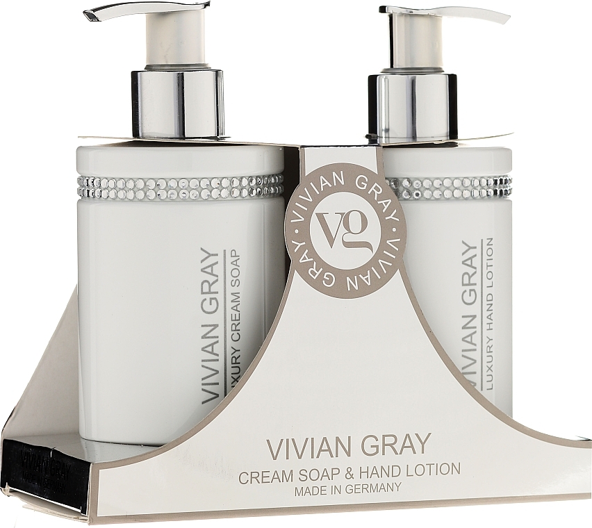 Vivian Gray - White Crystals Set (cr/soap/250ml + h/lot/250ml) — photo N4