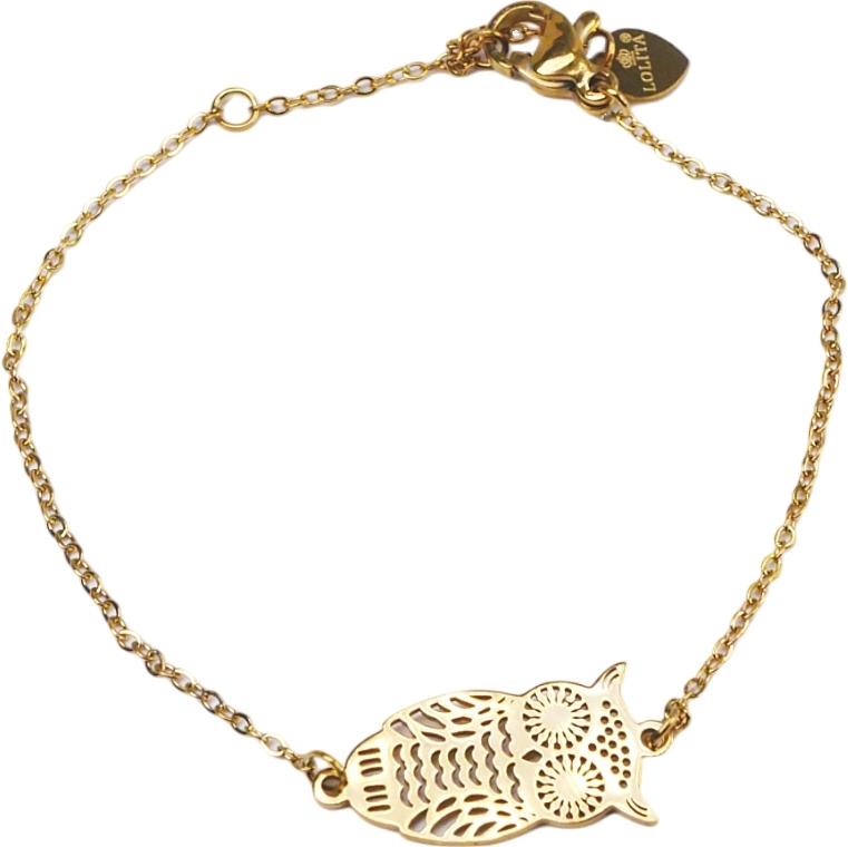 Women Bracelet, owl, gold - Lolita Accessoires — photo N1
