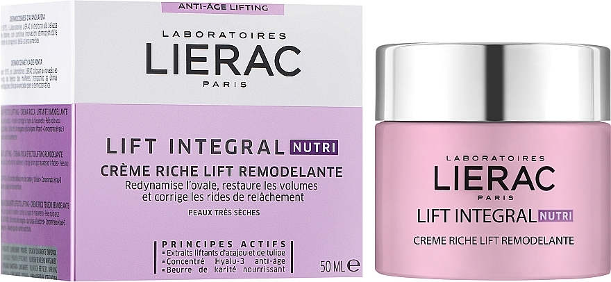 Sculpting Lifting Cream for Very Dry Face Skin - Lierac Lift Integral Nutri Sculpting Lift Rich Cream — photo N2