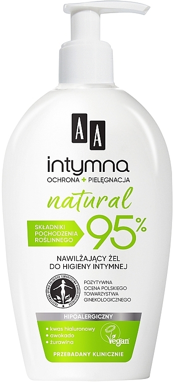 Micellar Intimate Wash Gel - AA Intymna Natural 95% — photo N1