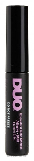 False Lash Glue with Biotin - Ardell Duo Rosewater & Biotin Striplash Adhesive — photo Dark