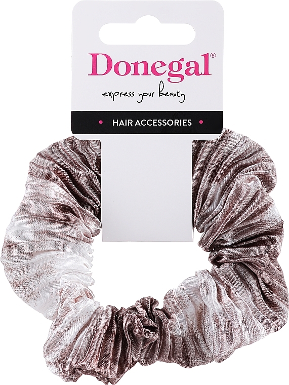 Hair Tie FA-5641+1, beige - Donegal — photo N1
