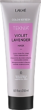 Color Refresh Violet Mask - Lakme Teknia Color Refresh Violet Lavender Mask — photo N1