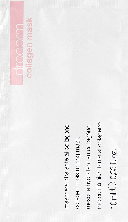 Collagen Face Mask - Kleraderm Idroderm Collagen Mask — photo N1