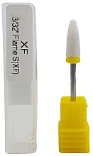 Ceramic Nail Drill Bit, yellow - Deni Carte XF 3/32 Flame — photo N4