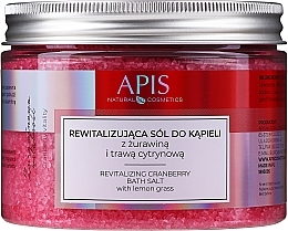 Revitalizing Cranberries & Lemongrass Bath Salt - APIS Professional — photo N1