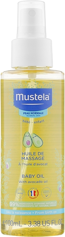 Massage Oil - Mustela Bebe Massage Oil — photo N1