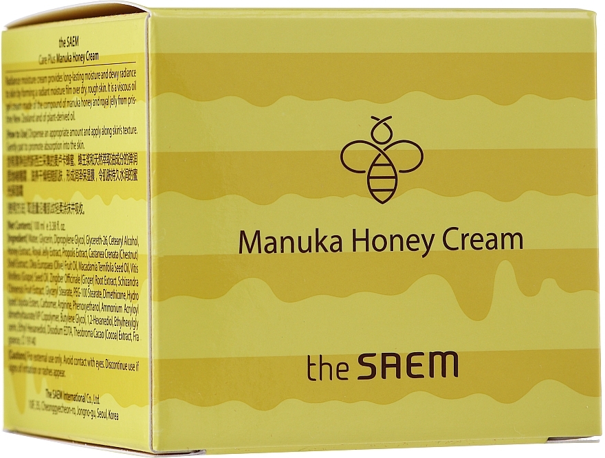 Honey Face Cream - The Saem Care Plus Manuka Honey Cream — photo N1