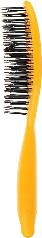 Kids Hair Brush "Spider", 12 rows, glossy, yellow - I Love My Hair — photo N3