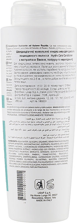 Fast Acting Nourishing Conditioner - Lisap Top Care Repair Hydra Care Conditioner — photo N12