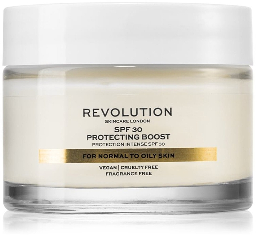 Cream for Normal and Oily Skin - Revolution Skincare Protecting Boost For Normal To Oily Skin SPF30 — photo N1