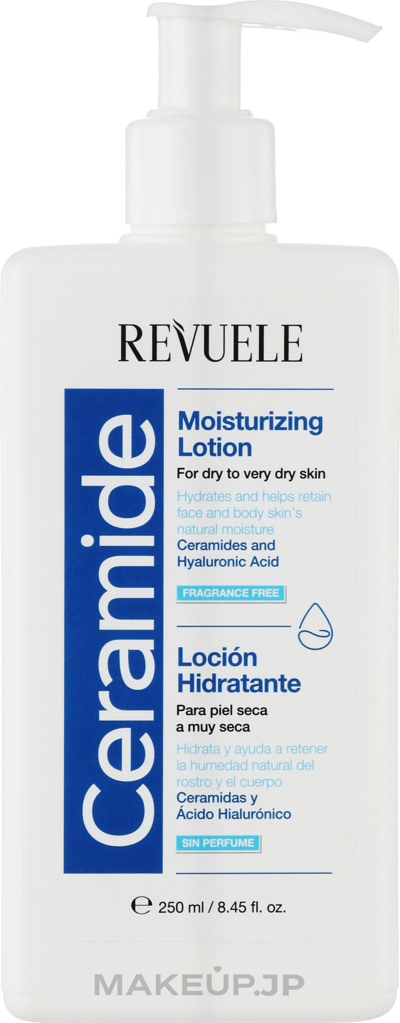 Moisturising Face & Body Lotion for Dry Skin - Revuele Ceramide Moisturizing Lotion — photo 250 ml