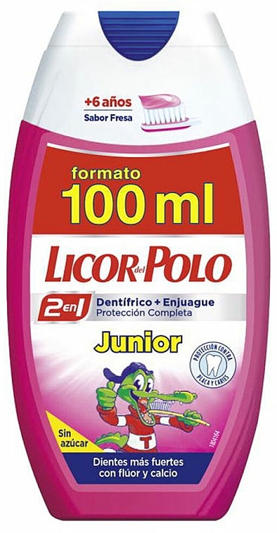 Strawberry Gel Toothpaste - Licor Del Polo 2in1 Strawberry Gel Toothpaste — photo N1