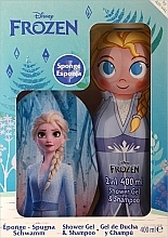 Set - Air-Val International Frozen Disney Frozen 2 (shm/sh/gel/400ml + sponge) — photo N2