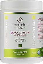 Fragrances, Perfumes, Cosmetics Black Carbon Alginate Face Mask - Charmine Rose Black Carbon Algae Mask