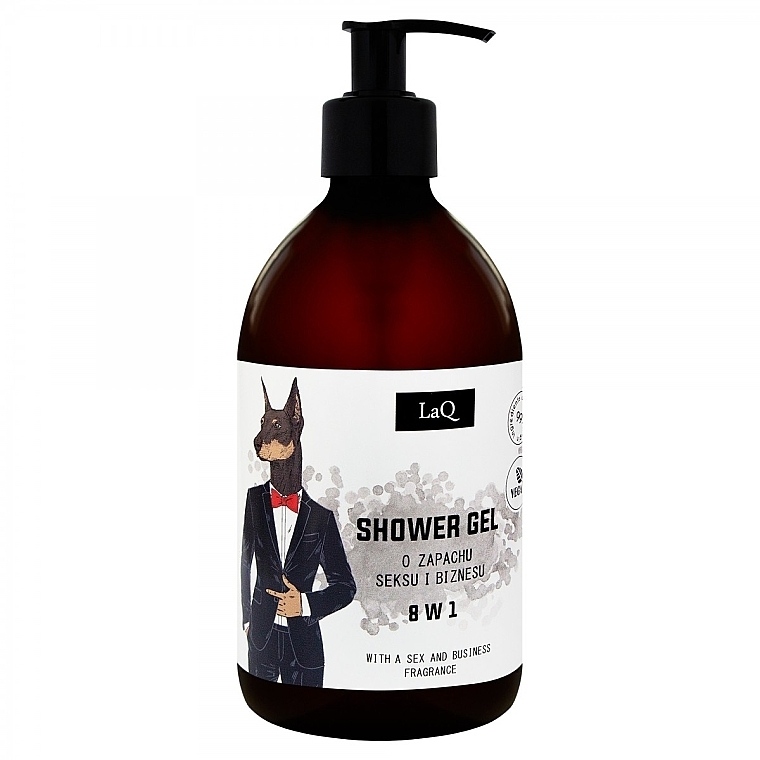 Shower Gel - LaQ Doberman For Men 8in1 Shower Gel Sex and Business Fragrance — photo N11