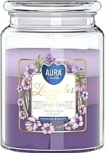 Lavender Scented Candle in Jar - Bispol Scented Candle — photo N1