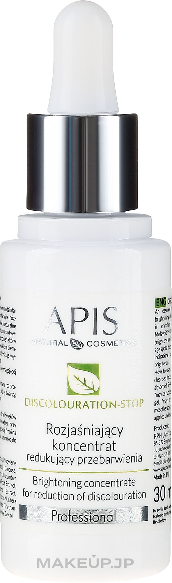 Brightening Face Concentrate - APIS Professional Discolouration-Stop — photo 30 ml