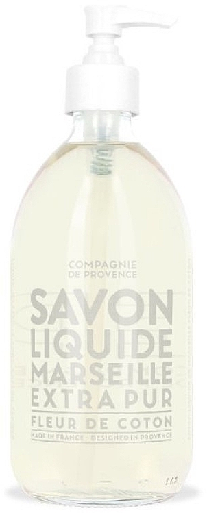 Liquid Soap - Compagnie De Provence Extra Pur Liquid Marseille Soap Cotton Flower — photo N1