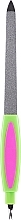 Metal Nail File with Cuticle Trimmer, 77777, green-pink - Top Choice — photo N4